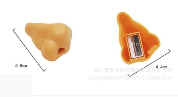 12-Pieces Nose Shape Pencil Sharpeners by Rhode Island Novelty-5