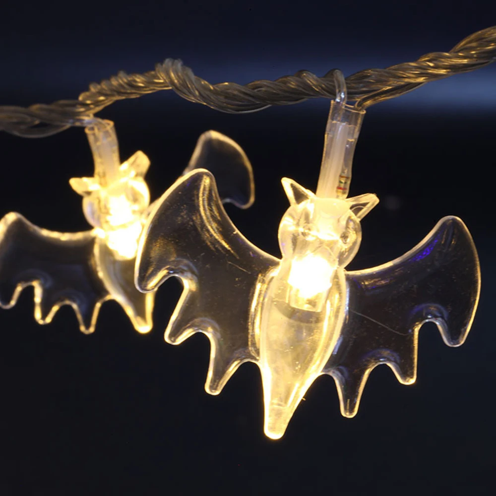 Halloween 1.2M 10 LED Bat Shape Light Fairy String Lights Halloween