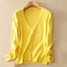 Женский свитер, новинка, Осенний вязаный кардиган, пальто, тонкие топы, тонкий, большой размер, Повседневный, длинный рукав, короткий свитер, женская одежда AA210