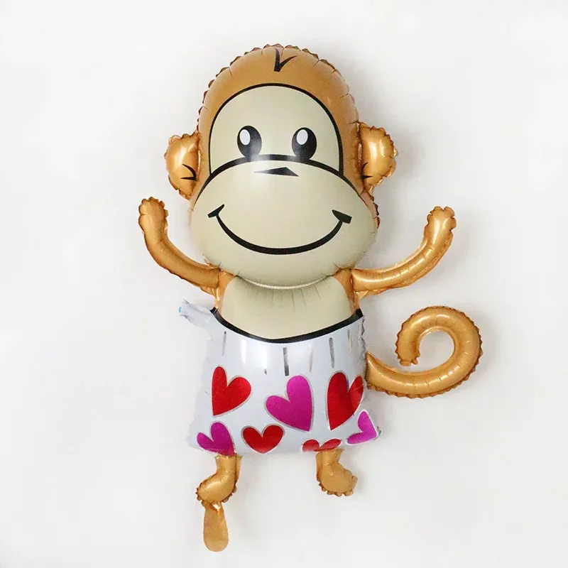 

4Pcs Pacifier Monkey Balloon Upside Down Monkey Children's Day Christmas Balloon Child Cute Toy Wedding Birthday Party Decor