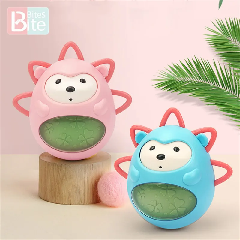 

Bite Bites 1pc Porcupine Baby Toy Rattles Baby Development Ball Soft Teething Toys Cartoon Hand Bell Educational Rattle Baby Toy