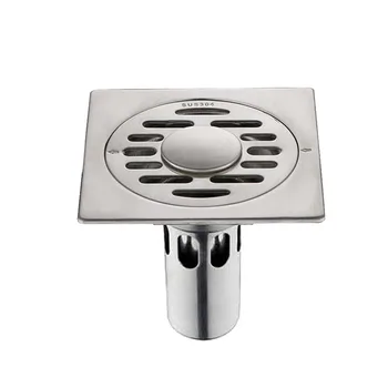 

AZOS SUS304 stainless steel Deep water sealing floor drain washing machine Fast drainage Deodorant/Fast drainage 100*100mm