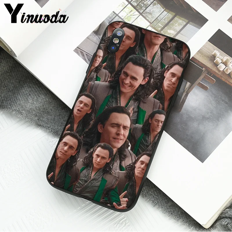 Yinuoda Marvel Hero Loki ТПУ черный чехол для телефона чехол для Apple iPhone 8 7 6 6S Plus X XS MAX 5 5S SE XR Чехол для мобильного телефона s - Цвет: A11