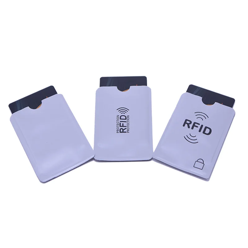 10 шт./компл. RFID экранированный наручный держатель для карт, блокирующий 13,56 МГц IC карты защиты NFC безопасности карты Pevent неавторизованного сканирования