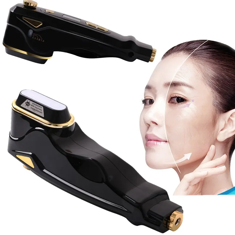 Mini HIFU Ultrasonic RF Antiaging Skin Lifting Facial Care Machine Home Use Focused Ultrasound