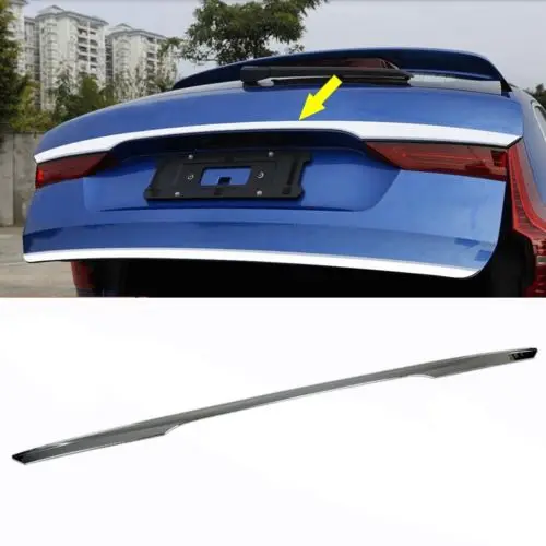 

for Volvo XC60 2018 Chrome Rear Trunk Lid Tailgate Cover Trim