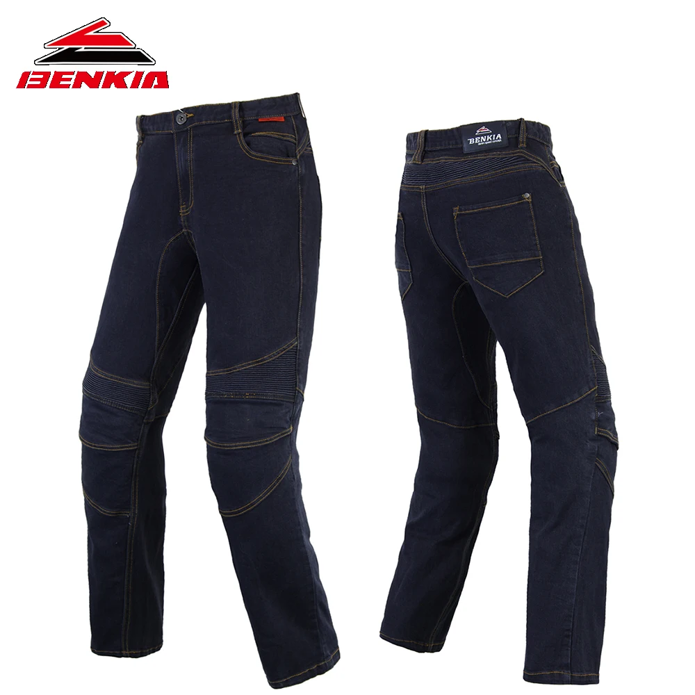 

BENKIA Motorcycle Pants Windproof Moto Jeans Man Motorbike Racing Pants Pantalon Motorbike Pants Motorcycle Trousers PC43