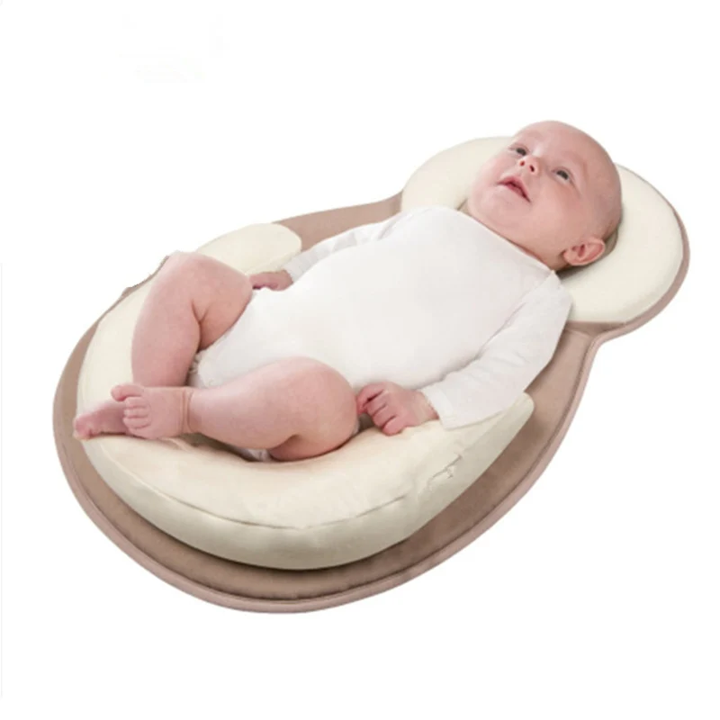 Baby Pillow Sleep Positioner Prevent Flat Head Shape Anti Pillow Baby