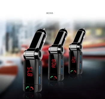 

Wireless Car Kit Bluetooth Music FM Transmitter Modulator Audio Receiver Adapter Hands-free with LCD Display Dual USB Charger