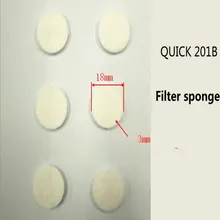 10 шт./лот QUICK201B автоматический всасывающий оловянный распылительный фильтр губка