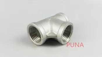 

DN50 2" Female thread Three TEE Joint Pipe Connection 304 Stainless Steel connector Fittings
