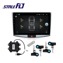 2017 Newest Car Pressure Alarm System font b TPMS b font With 4 Sensors for Operational