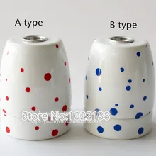 E27 керамические волна точка EDISON ЛАМПЫ держатель высококачественного держатель подвесной светильник M10