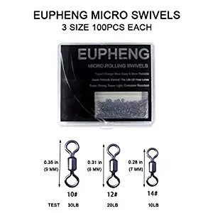 micro swivels for fly fishing