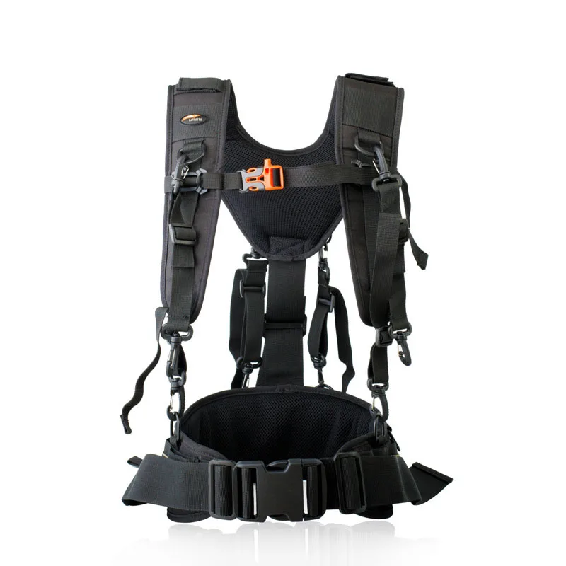 SAFROTTO Multi-function Dual Shoulder Strap with Waist Strap Belt for Canon Nikon Sony DSLR Cameras Lens Bag Tripod Accessories