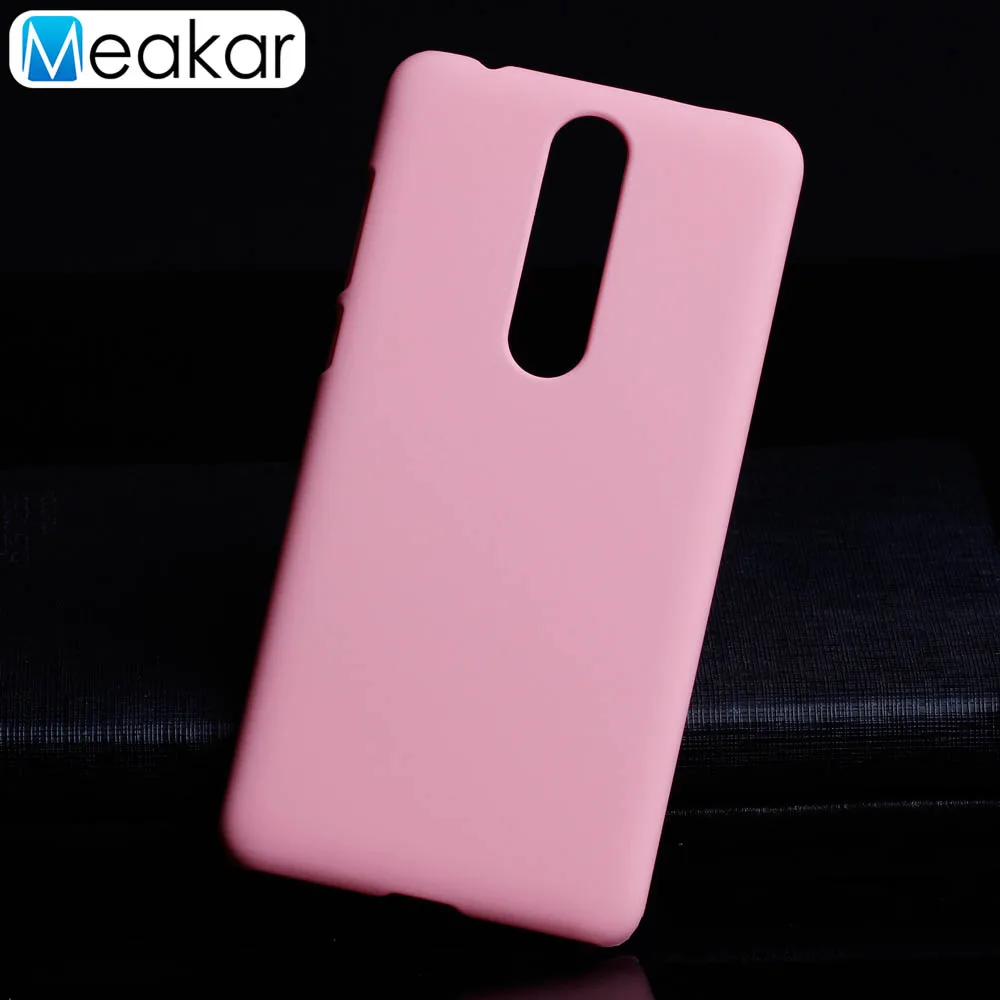 Матовая Пластик Coque 6.0For Nokia X3 чехол для Nokia X3 3,1 плюс телефона чехол-лента на заднюю панель - Цвет: Pink