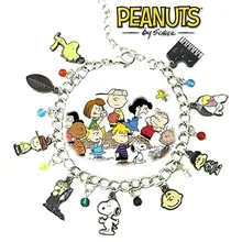 Аниме ювелирные изделия арахис Charlie коричневый браслет ассорти металлический Шарм Наруто коса кожаные браслеты логотип Akatsuki сплав браслет