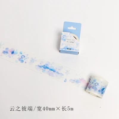 Kawaii Бабочка Фея песня японский васи клейкая лента DIY Скрапбукинг наклейка этикетка маскирующая лента - Цвет: 15