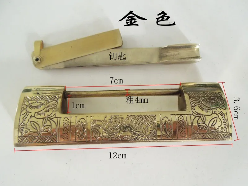 مكتبات tongsuo/العتيقة النحاس قفل/قفل الصينية/خمر صغيرة النحاس قفل/قفل/الصليب فتح قفل/كبير تونغ