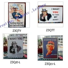 Я хочу тебя, Дядюшка Сэм, армия США, винтажный металлический знак, ретро Оловянная табличка, реклама, размер 30x20 см