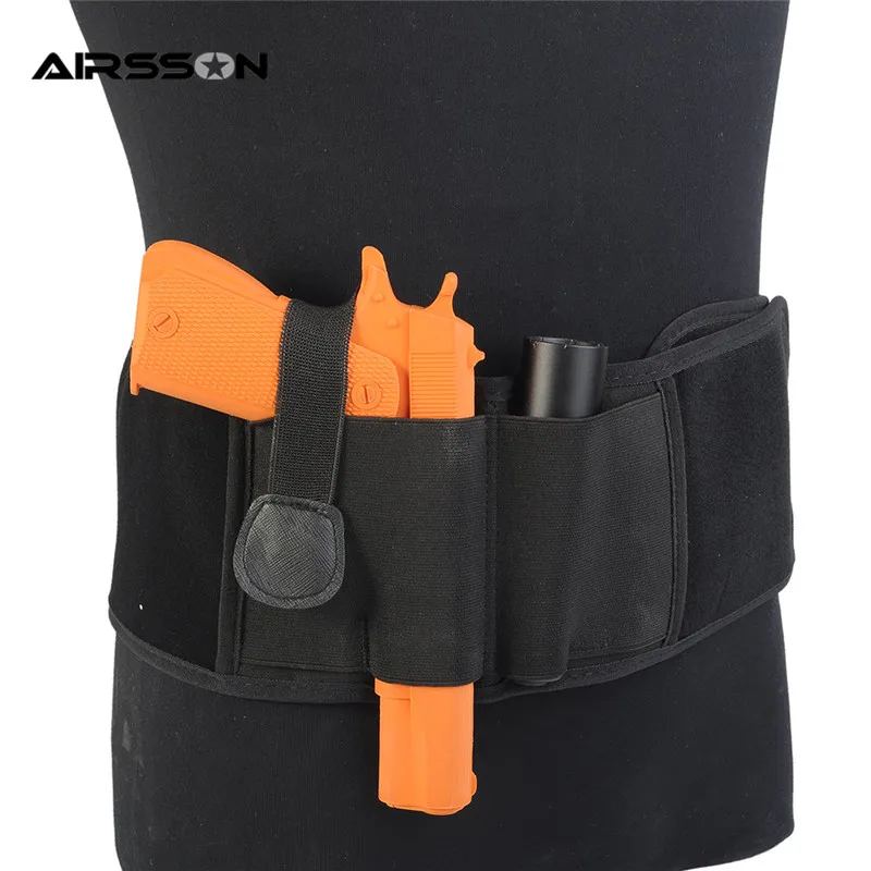 Airsson Multi functional Elastic Belly Band Belt Waist Pistol Gun