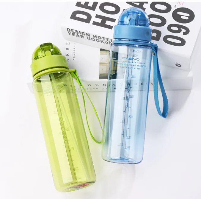 400 мл/560 мл здоровая детская бутылка для воды с соломинкой Высокое качество пластиковая детская посуда для напитков Детские Бутылочки для воды BPA бесплатно