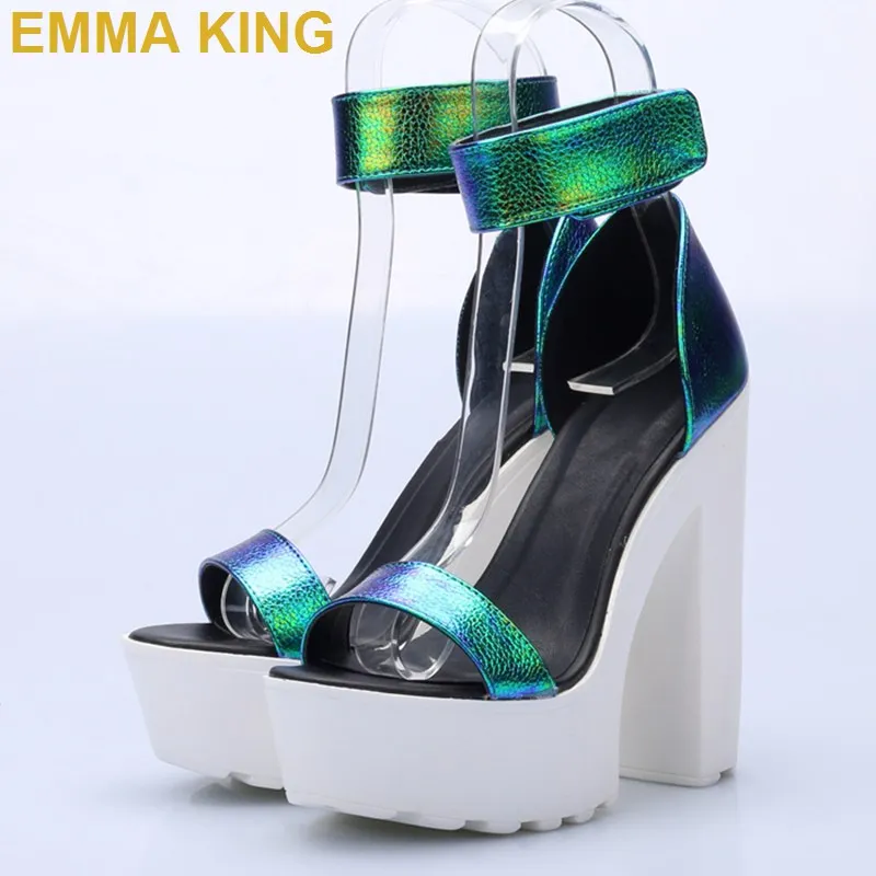 Emma king/Новинка 2019 популярные женские летние туфли из искусственной кожи с