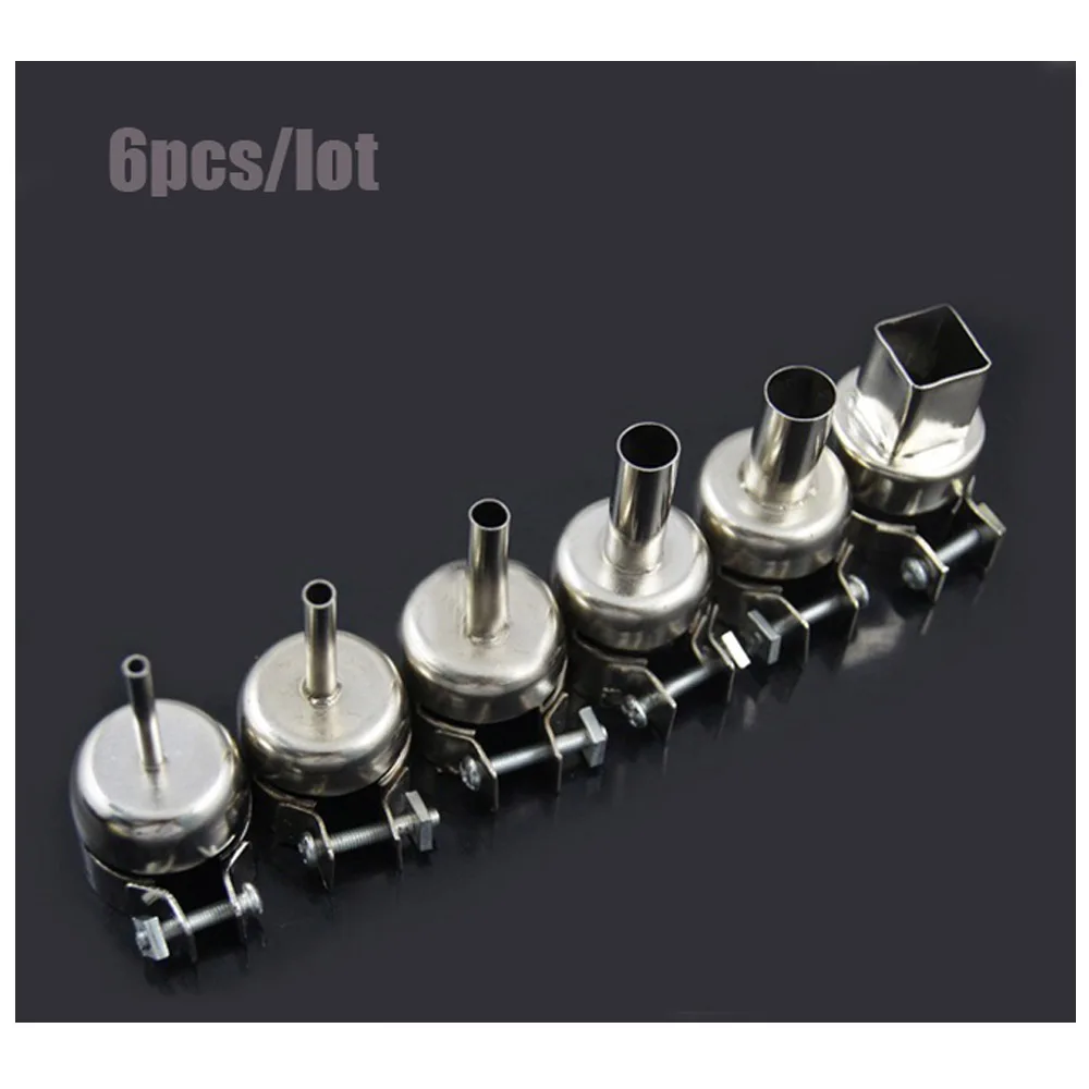 Round BGA Nozzle 6pcs/lot 3/4/5/8/10/12mm universal 858 BGA soldering station HOT AIR GUN for AOYUE ATTEN SAIKE Round BGA Nozzle 6pcs/lot 3/4/5/8/10/12mm universal 858 BGA soldering station HOT AIR GUN for AOYUE ATTEN SAIKE