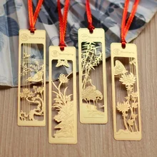 4 шт./компл. креативные Kawaii красивые китайские стильные винтажные изысканные металлические закладки в подарок