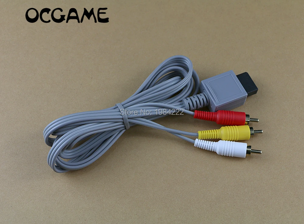 OCGAME горячая Распродажа 1 8 м 6 футов Аудио Видео AV /TV Композитный RCA кабель Шнур для