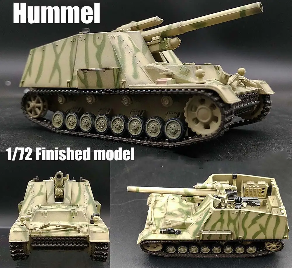 WWII немецкий Hummel 15 см hovitzer camou 1/72 tank Panzerkampf Модель литья под давлением| |