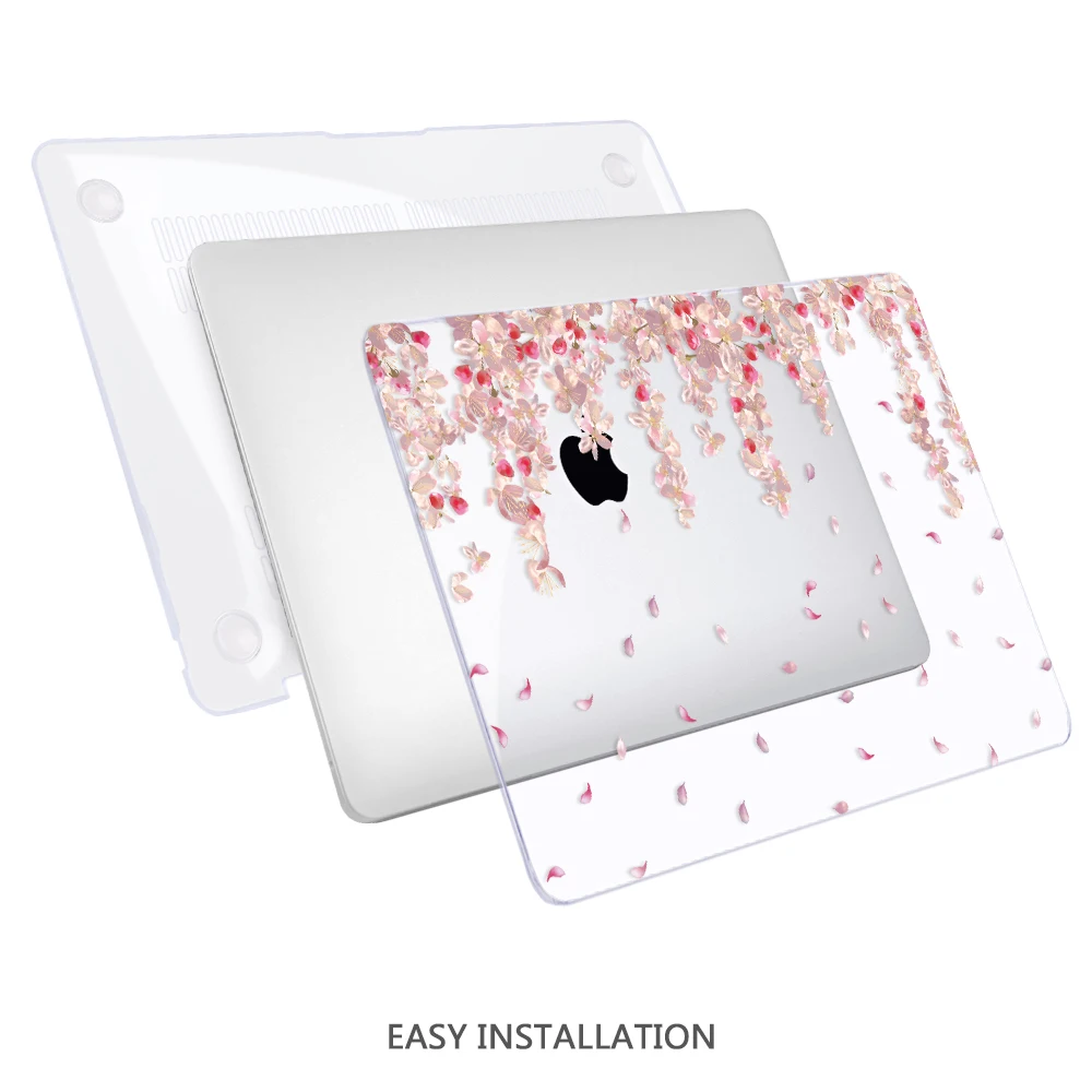 Flores de Cristal Case para Macbook Redlai Polegada A2179 A2337 2021 Pro Retina 15 16 Barra Toque A2141 A2338 A2251 Capa Air 13 A1932 - Imagem 3