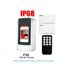 200 отпечатков пальцев+ 500 ID пользователей карт IP68 Водонепроницаемый отпечатков пальцев автономный доступ Управление антивандальный F30/301 WG26 Выход