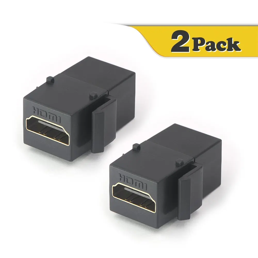 VCE HDMI female to female adapter coupler Extender HDMI Keystone Jack