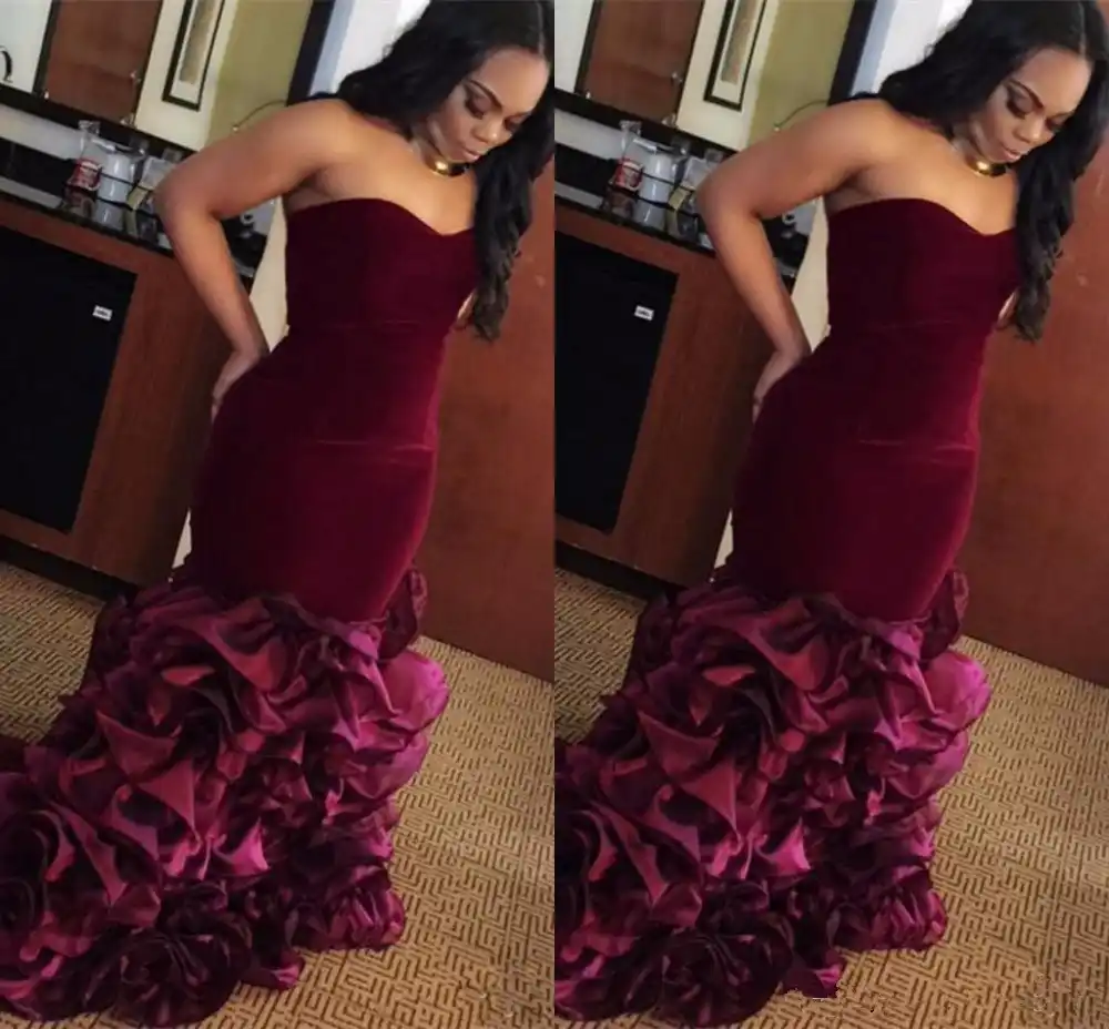 plus size formal dresses burgundy