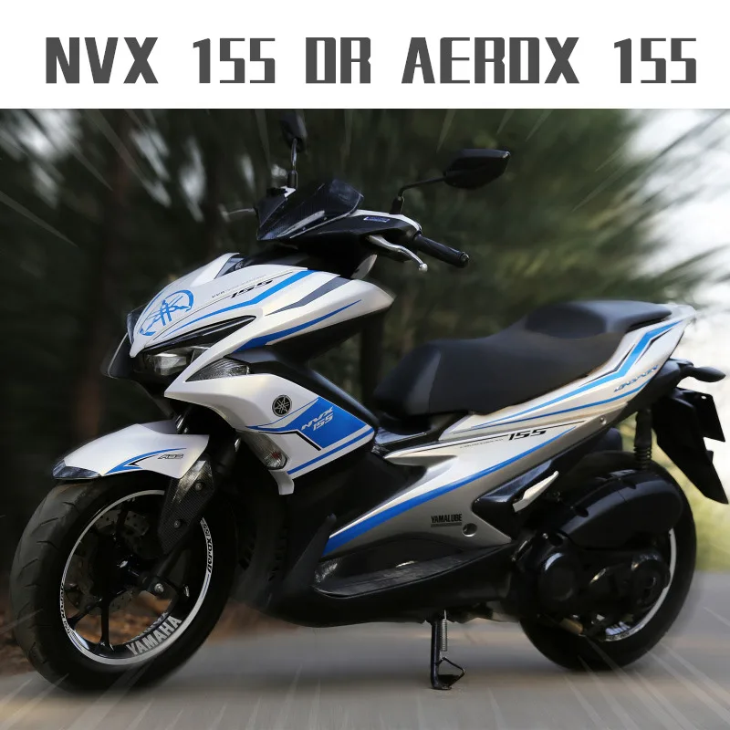 Мотоцикл автомобиль весь автомобиль цветок потянув Тело стикер для Yamaha NVX AEROX 155