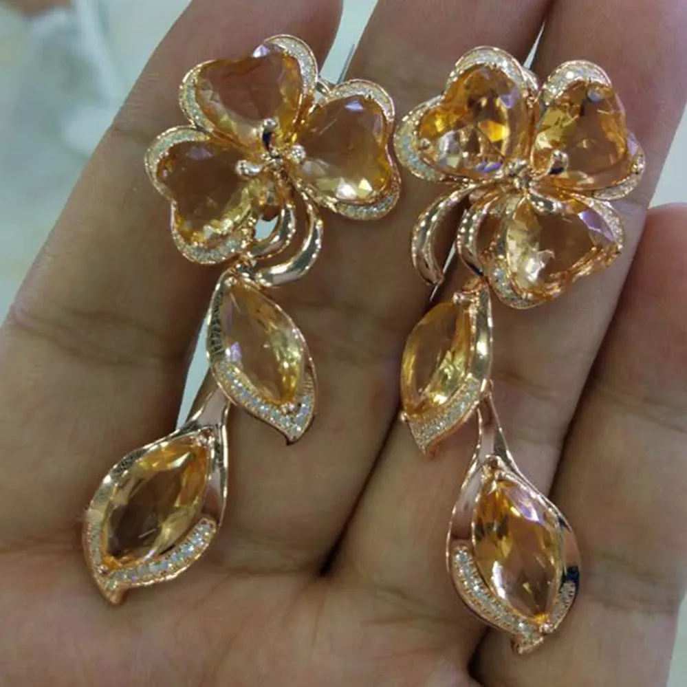 xb535 Luxury Designer Fashion 925 Sterling Silver Jewelry zirconia Leopard print bb | Украшения и аксессуары