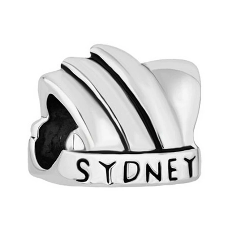 

5 mm straight Kong and Australia Sydney Opera House to discredit female charm beads fit Pandora bracelet Valentine's Day