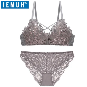 

Sexy Lace bra Floral Embroidery Lingerie Women Underwear Fashion Seamless Push Up Bras Wireless Adjusted Bralette