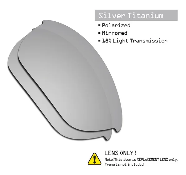 Дропшиппинг SmartVLT замена линз поляризационные для солнцезащитных очков оакли Половина Куртка 2,0-несколько пар упакованы - Цвет линз: Titanium-ShieldCoat