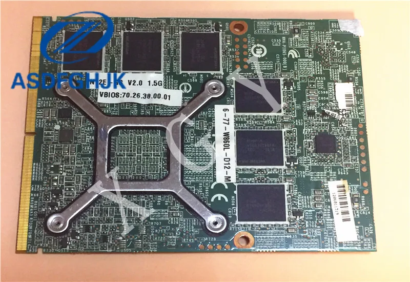 Оптовая продажа 6 77 W860L D12 M для Terrans Force CLEVO GTX560 графическая карта памяти DDR5