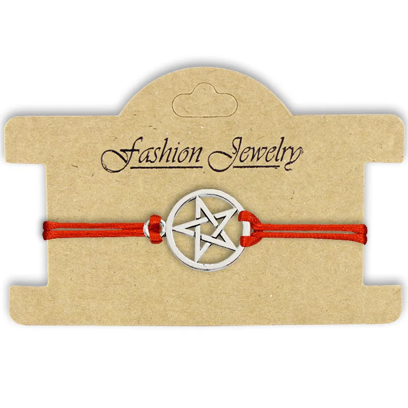 

SWEBLE Life Tree Shell Heart Pentagram Charm Infinity Bracelet Red String Bracelets For Women Men Kid Lovers Couple Jewelry Gift