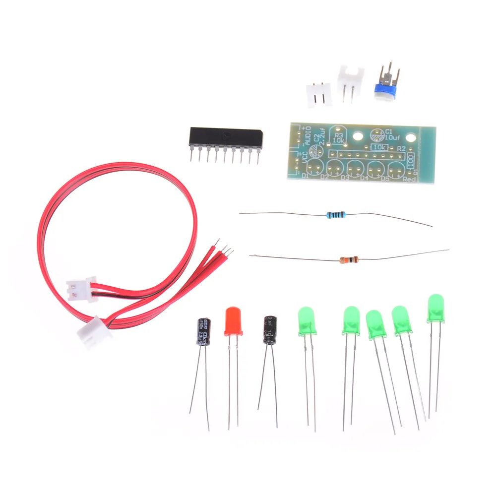 Hot Sale NEW Voltage 3.5 V--12V KA2284 5pcs LED Audio Level Indicator Kit DIY Electronic Production Suite Level Indicator Module