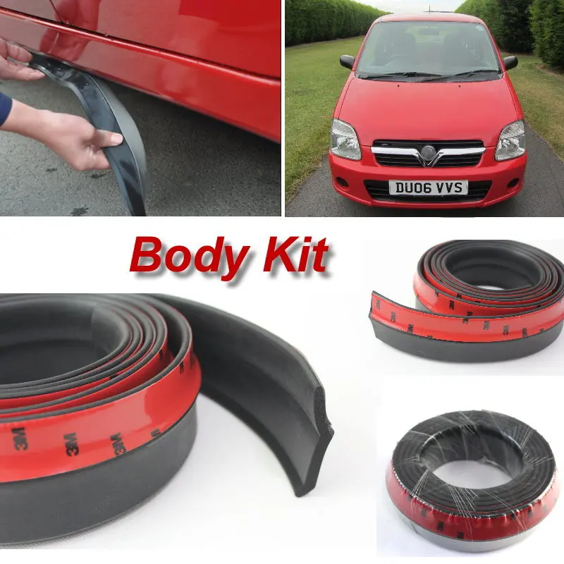 For Vauxhall Agila A B / Bumper Lips / Spoiler For Car Tuning / Body Kit Strip / Front Tapes