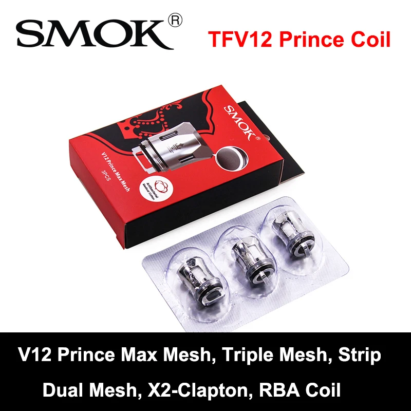 SMOK TFV12 Prince сетчатая катушка M4 Q4 T10 насадка на спираль для V12 Tank Cobra Edition атомайзер