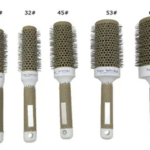 Кудрявое устройство для волос гаджет DIy рулон-Расческа в форме вьющихся волос Высокая термостойкость нитроновые зубы парикмахерский аппарат