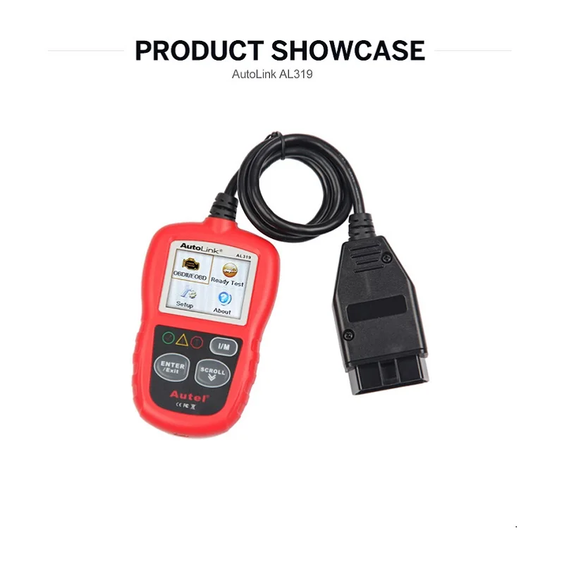 Autel AL319 OBD2 считыватель кодов DIY Автомобильный сканер OBD Авто диагностический