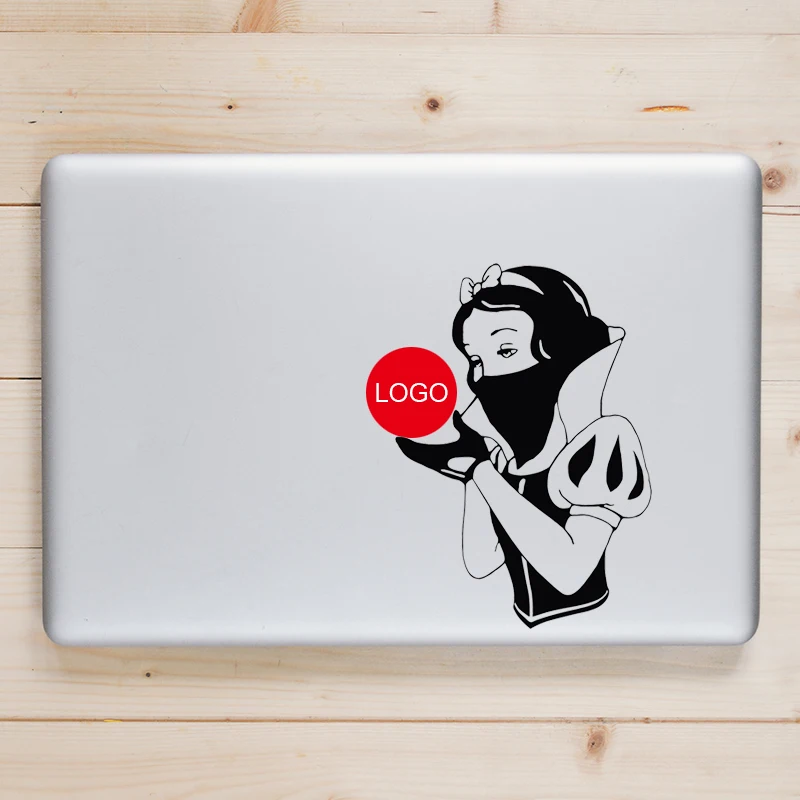 Белоснежка с маской наклейка для ноутбука Macbook Pro Air Retina 11 12 13 14 15 дюймов HP Dell Mac Book