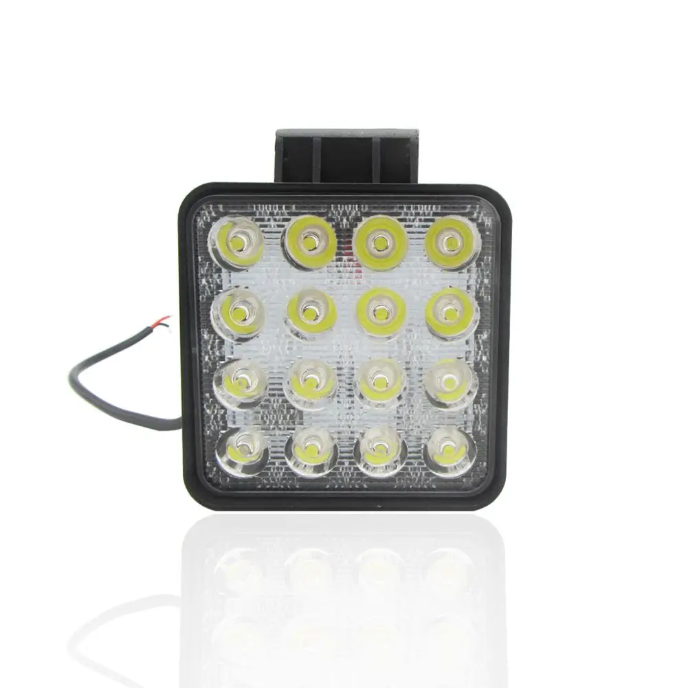 IP67 Точечный светильник, настенный светильник, 12 В, 24 В, светодиодный прожектор, светильник RGB, водонепроницаемый прожектор, алюминиевый сплав, 4WD, квадратная панель, светильник