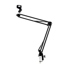 Проводной динамический конденсаторный микрофон Подвеска кронштейн Стенд с зажимом и настольным креплением H